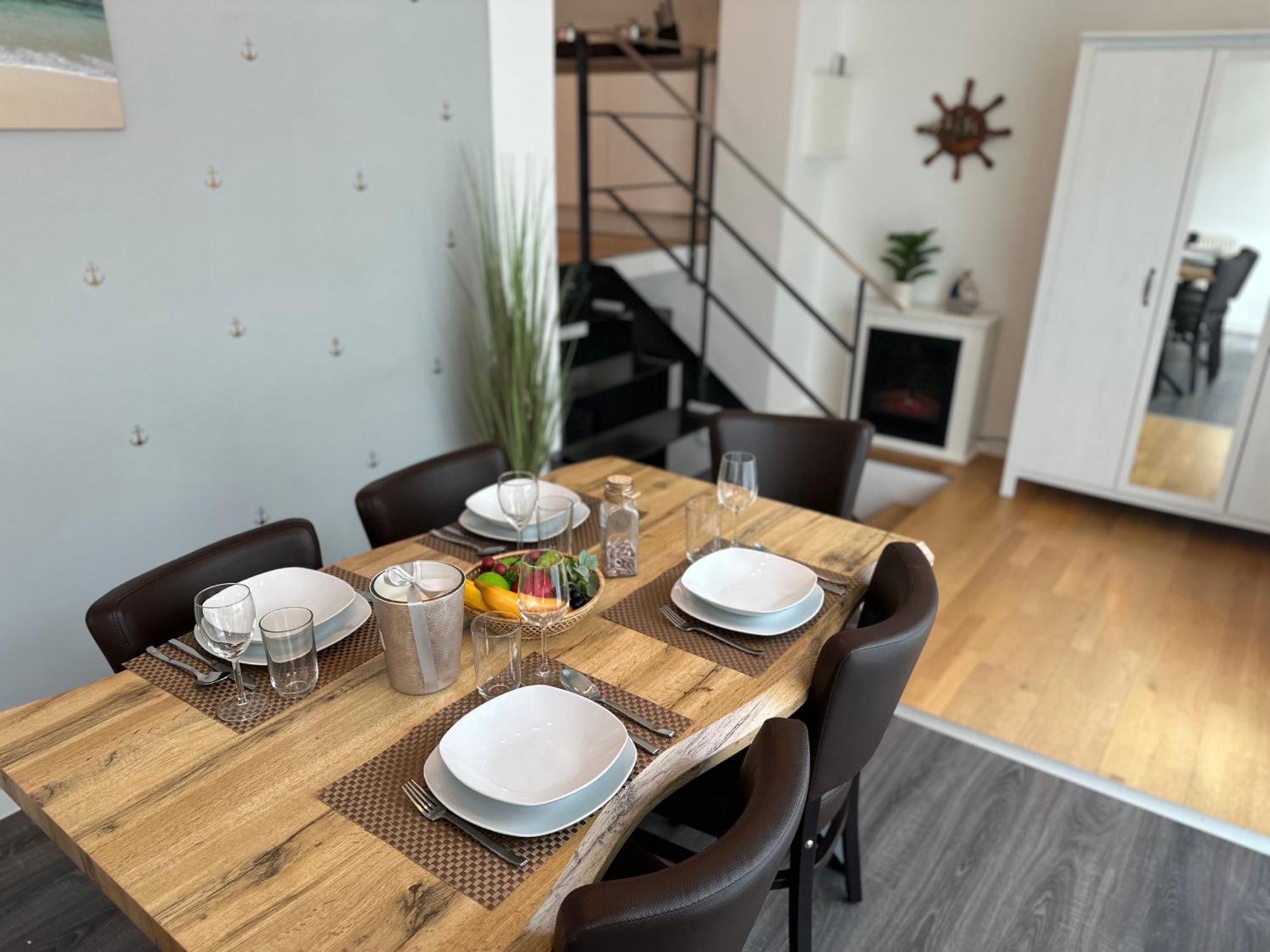 Ferienwohnung Nautica 450M Zum Strand Familienfreundlich Rostock Eksteriør bilde