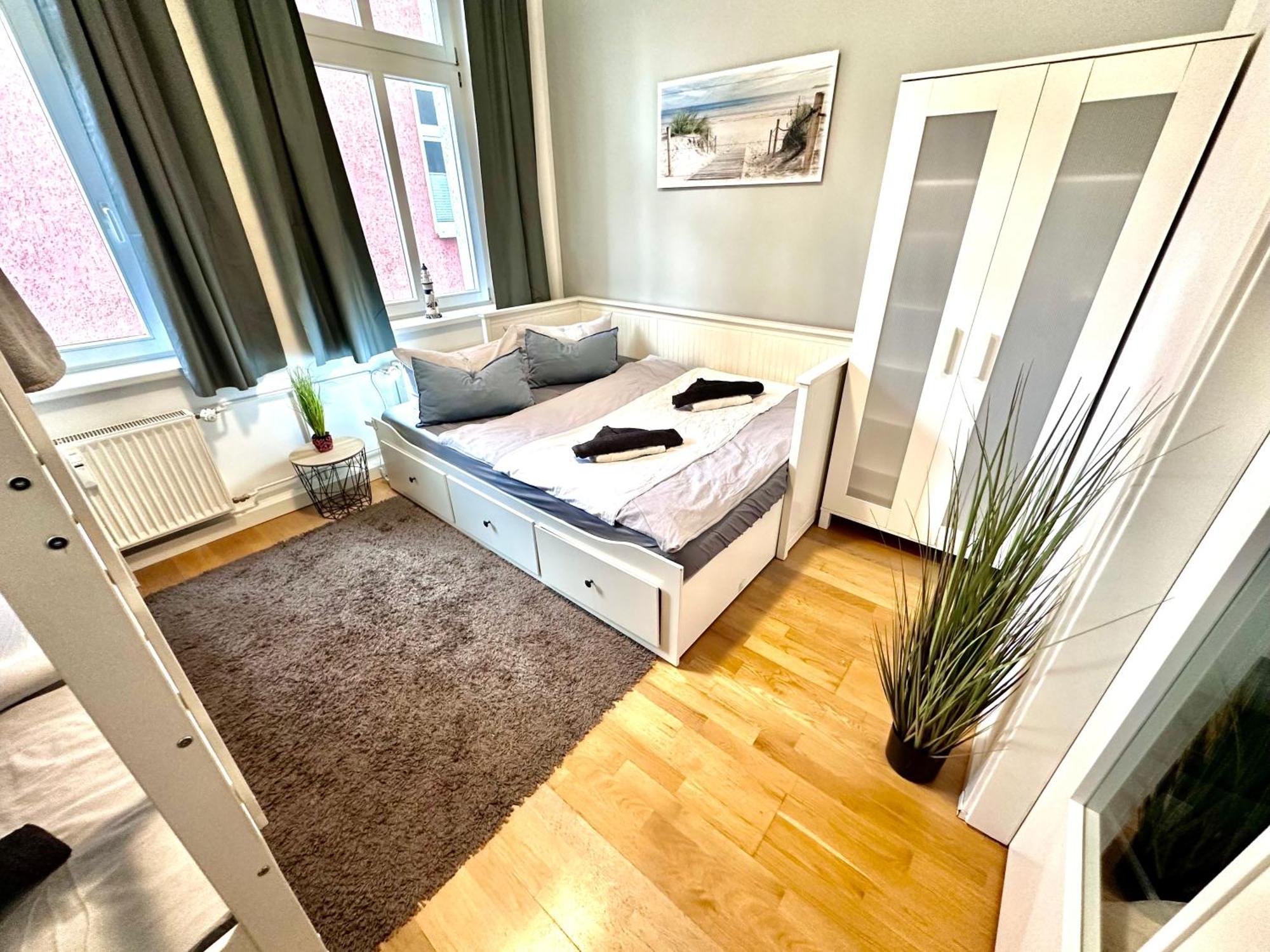 Ferienwohnung Nautica 450M Zum Strand Familienfreundlich Rostock Eksteriør bilde